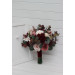 Coordinated Wedding Bouquets in Burgundy, Dusty Rose & Blush Pink