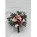 Wedding Bouquets in Burgundy, Dusty Rose & Blush Pink