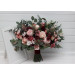 Wedding Bouquets in Burgundy, Dusty Rose & Blush Pink