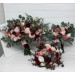 Wedding Bouquets in Burgundy, Dusty Rose & Blush Pink