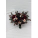 Moody Cascading Wedding Bouquet in Purple, Burgundy & Beige