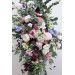 Wildflower Wedding Arch Flowers in Dusty Rose, Purple, Lilac, Ivory & Blush Pink