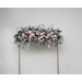 Wildflower Wedding Arbor Decor in Dusty Rose, Purple, Lilac, Ivory & Blush Pink