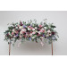 Wildflower Wedding Arbor Decor in Dusty Rose, Purple, Lilac, Ivory & Blush Pink
