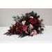 Burgundy, and Pink Wedding Bouquets – Cascading Faux Bridal Designs