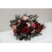 Burgundy, and Pink Wedding Bouquets – Cascading Faux Bridal Designs