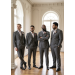 Wedding Boutonnieres in Burgundy, Dusty Rose & Blush Pink Tones