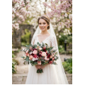Wedding Bouquets in Burgundy, Dusty Rose & Blush Pink
