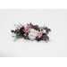 Bridal Hair Comb in Purple, Lilac & White Floral Tones