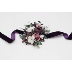 Purple, Lilac, & White Wrist Corsage 5430