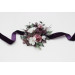 Purple, Lilac & White Floral Wrist Corsage for Special Occasions