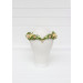 Fairy Floral Crown in Peach, Yellow & Soft Olive Green
