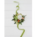 Floral Wrist Corsage in Peach, Yellow, White & Dusty Olive