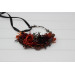 Bridal & Flower Girl Crown in Rust, Burgundy & Cinnamon