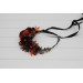 Bridal & Flower Girl Crown in Rust, Burgundy & Cinnamon