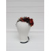Bridal & Flower Girl Crown in Rust, Burgundy & Cinnamon