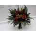Moody Gothic Bridal & Bridesmaid Bouquets with Ferns