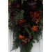 Moody Gothic Bridal & Bridesmaid Bouquets with Ferns