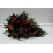 Moody Gothic Bridal & Bridesmaid Bouquets with Ferns