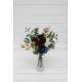 Wedding Table Flowers in Navy Blue, Burgundy, Ivory & Gold