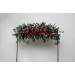 Jewel-Tone Flower Arch Arrangement – Luxurious Faux Florals for Wedding Arbors