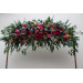 Jewel-Tone Flower Arch Arrangement – Luxurious Faux Florals for Wedding Arbors