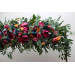 Jewel-Tone Flower Arch Arrangement – Luxurious Faux Florals for Wedding Arbors