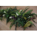 Forest Wedding Table Decor with Ferns and Moss
