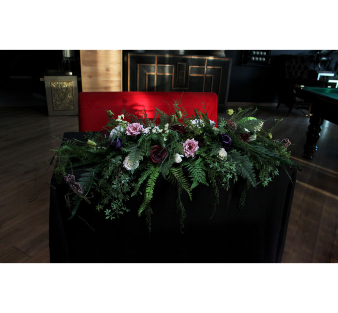 Woodland Floral Centerpiece for a Sweetheart Table