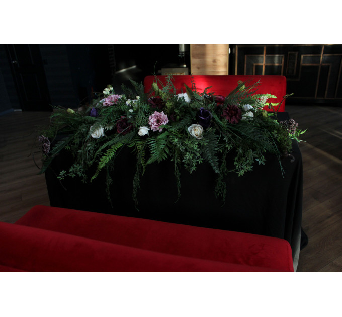 Woodland Floral Centerpiece for a Sweetheart Table
