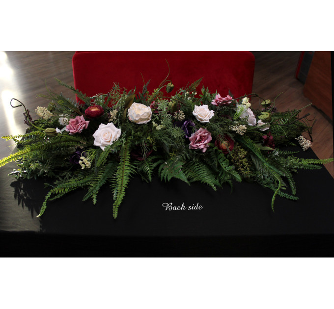 Woodland Floral Centerpiece for a Sweetheart Table