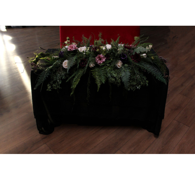 Woodland Floral Centerpiece for a Sweetheart Table