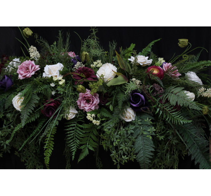 Woodland Floral Centerpiece for a Sweetheart Table