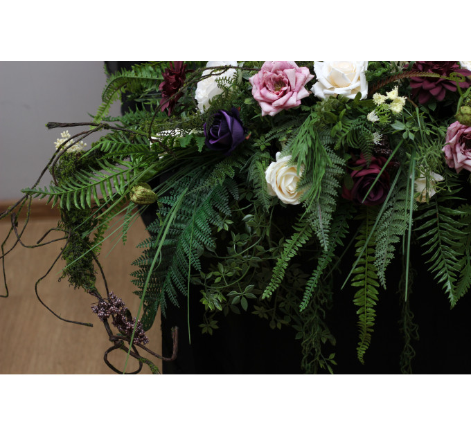 Woodland Floral Centerpiece for a Sweetheart Table