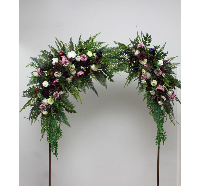 Fern & Moss Floral Arch Arrangements for a Forest Wedding