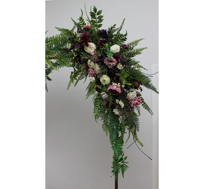 Fern & Moss Floral Arch Arrangements for a Forest Wedding