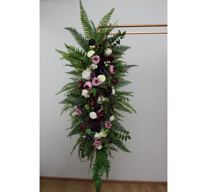 Fern & Moss Floral Arch Arrangements for a Forest Wedding