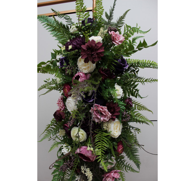 Fern & Moss Floral Arch Arrangements for a Forest Wedding