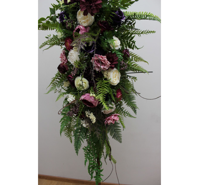 Fern & Moss Floral Arch Arrangements for a Forest Wedding