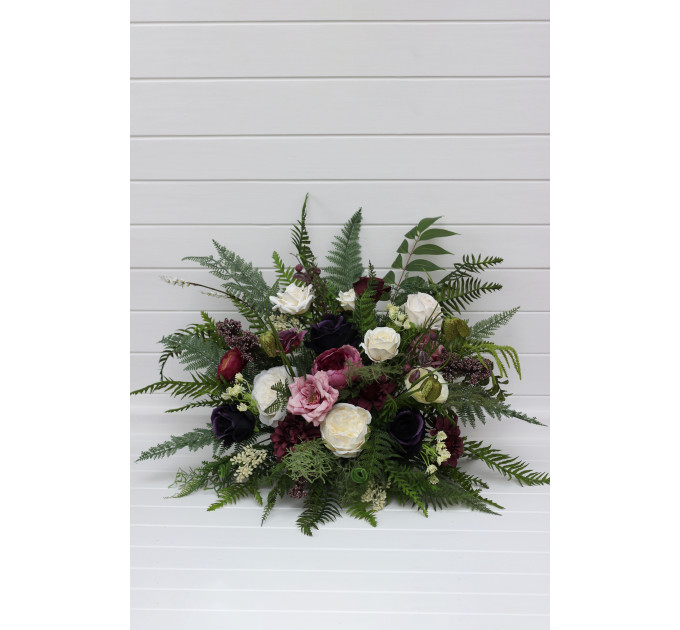Forest Floor Floral Arrangement for Wedding Ceremony