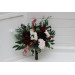 Moody Bridal & Bridesmaid Bouquets in Blush Pink and Burgundy