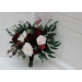 Moody Bridal & Bridesmaid Bouquets in Blush Pink and Burgundy