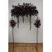 Halloween Wedding Flowers in Purple, Black, Magenta & Green