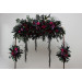 Halloween Wedding Flowers in Purple, Black, Magenta & Green