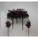 Halloween Wedding Flowers in Purple, Black, Magenta & Green