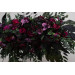 Halloween Wedding Flowers in Purple, Black, Magenta & Green