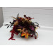 Wedding Table Centerpiece in Purple, Burgundy, Cinnamon & Beige