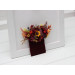 Pocket Flowers in Burgundy, Orange & Purple with Sunflower