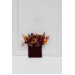 Pocket Flowers in Burgundy, Orange & Purple with Sunflower