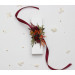 Autumn Floral Bracelet in Burgundy, Rust, Orange & Olive Green